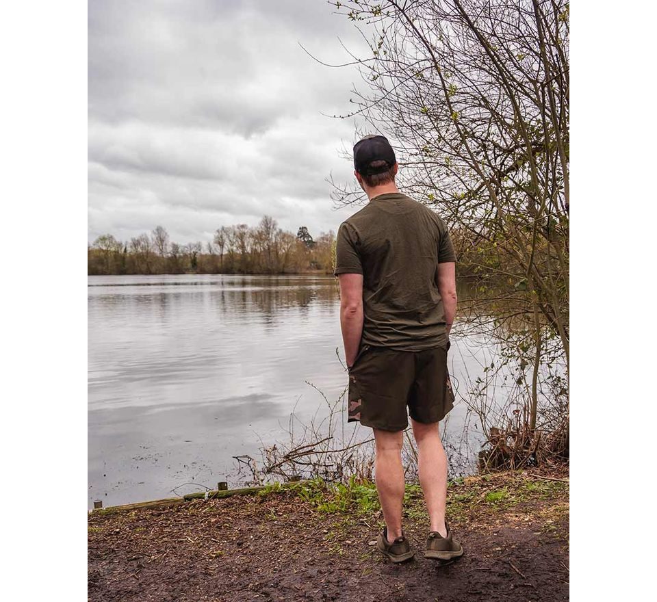 Fox Kúpacie šortky Khaki / Camo LW Swim Shorts