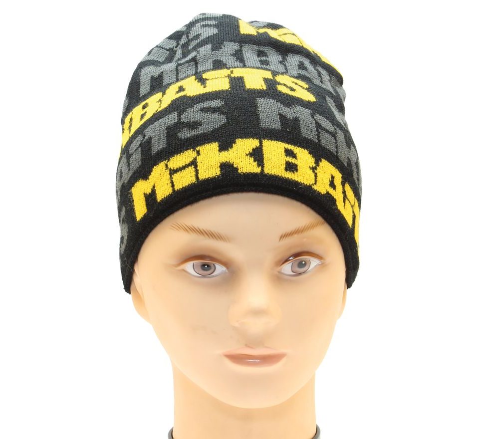 Mikbaits Čiapka čierno/šedo/žltá