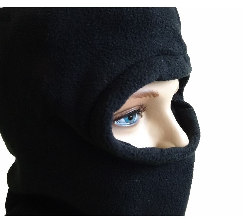 R-Spekt Detská kukla Polar fleece 52cm čierna