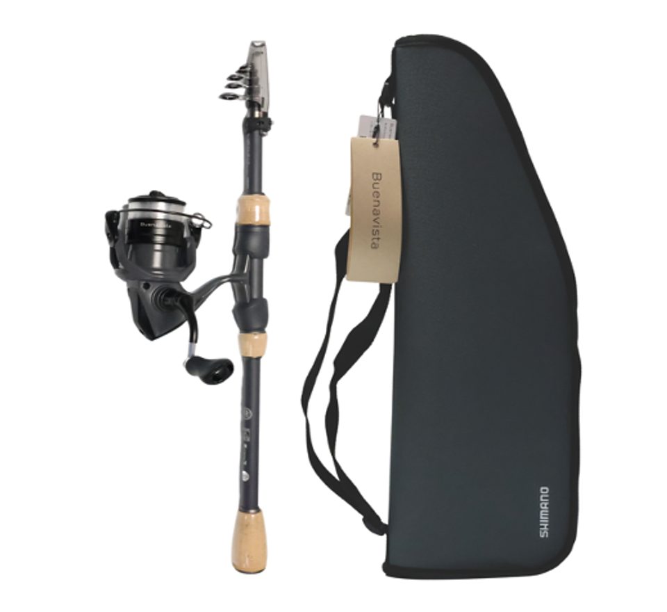 Shimano Prut Buena Vista Spinning set 1,83m 5-21g + naviják 1000
