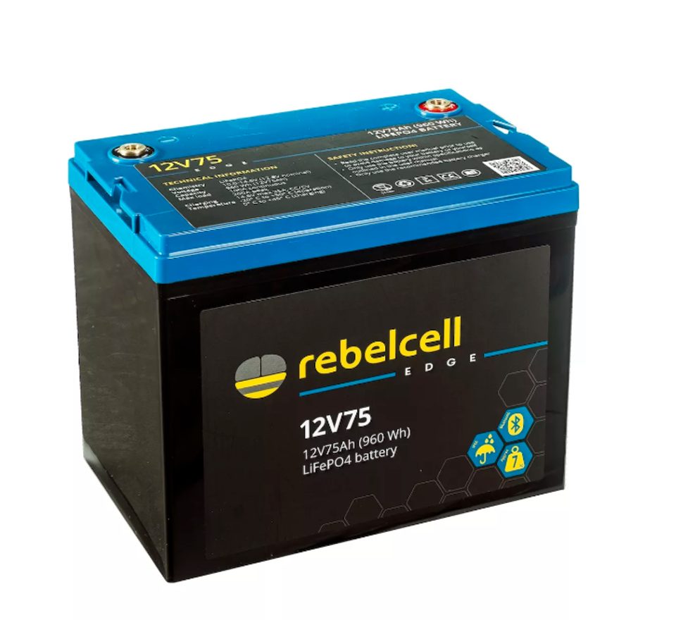 Rebelcell Baterie 12V75 EDGE LiFePO4 battery