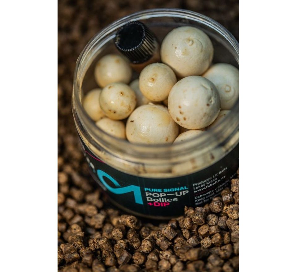 LK Baits Pop-up Boilies Tester Series_01 Pure Signal White 14-20mm 150ml
