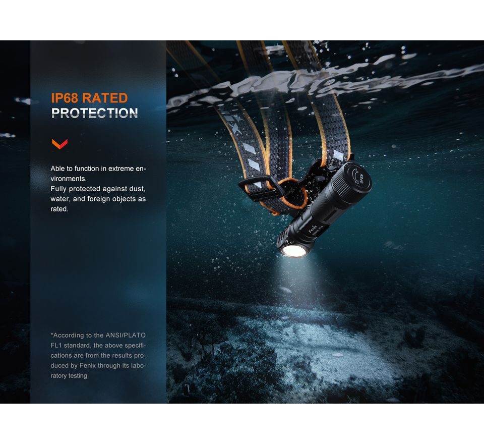 Fenix Nabíjecí čelovka HM61R Amber V2.0