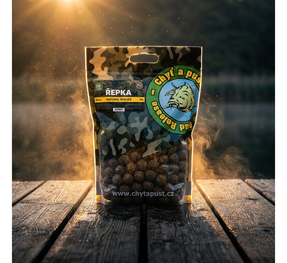 Chyť a pusť Boilies Natural 3kg