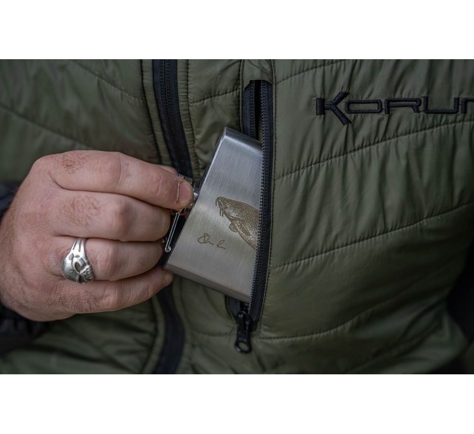 Korum Placatka Classic Hip Flask Barbel Parma 7oz