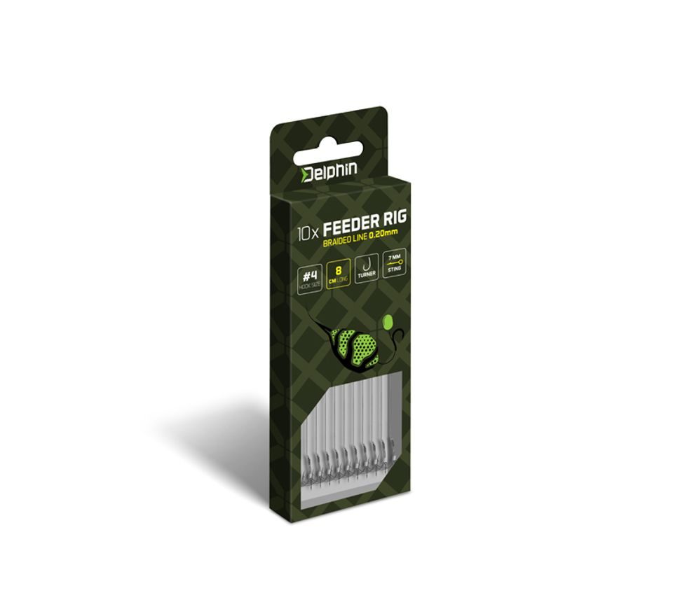 Delphin Feederový návazec Braided Sting - Turner 10ks
