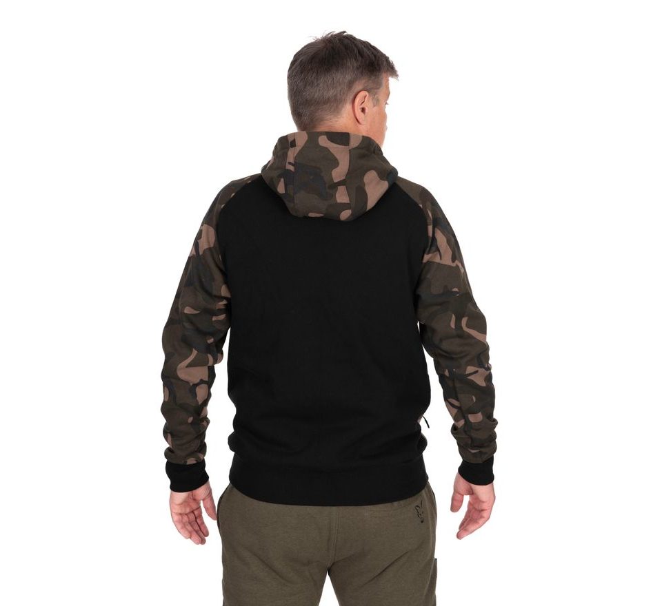 Fox Mikina Black/Camo Pullover Premium 310 Hoodie