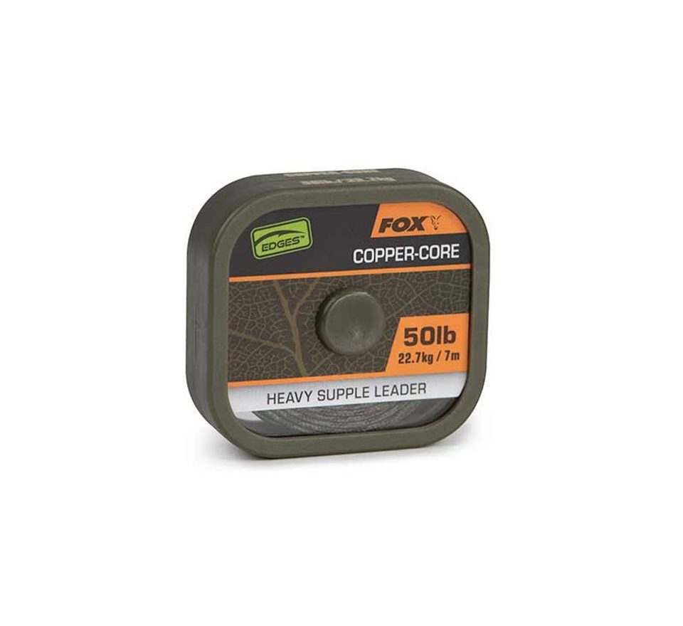 Fox Návazcová šňůra Edges Naturals Copper-Core 50lb 7m