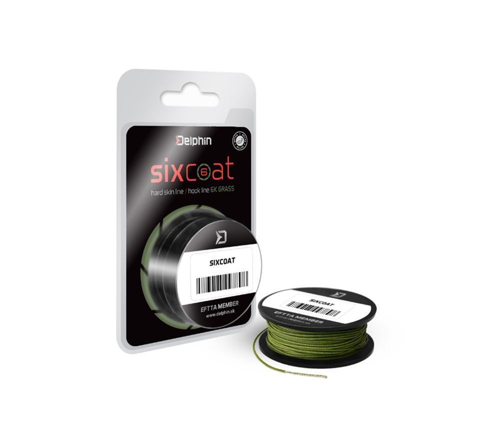Delphin Šnúra Skin Line Sixcoat grass 25lb