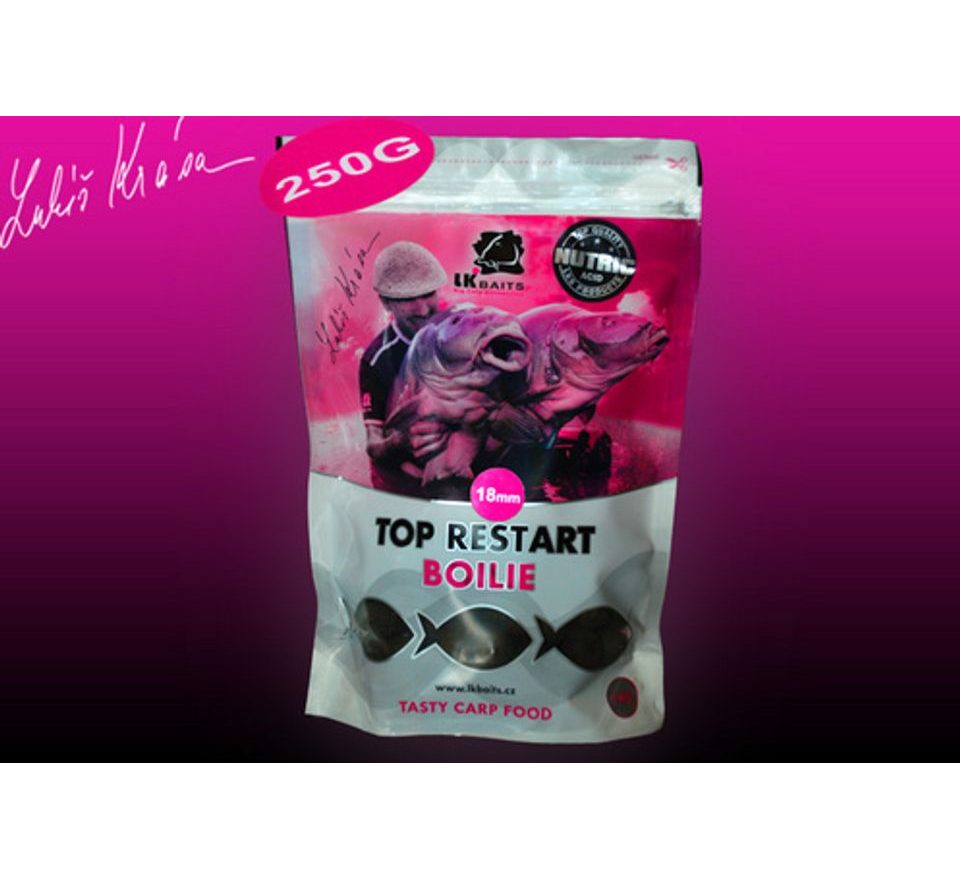 LK Baits Boilie Top ReStart Nutric Acid 18mm 250g