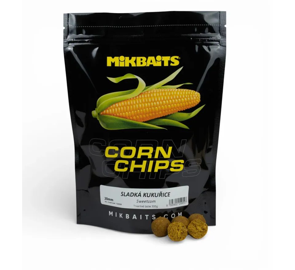 Mikbaits Boilies Corn Chips Sladká kukuřice