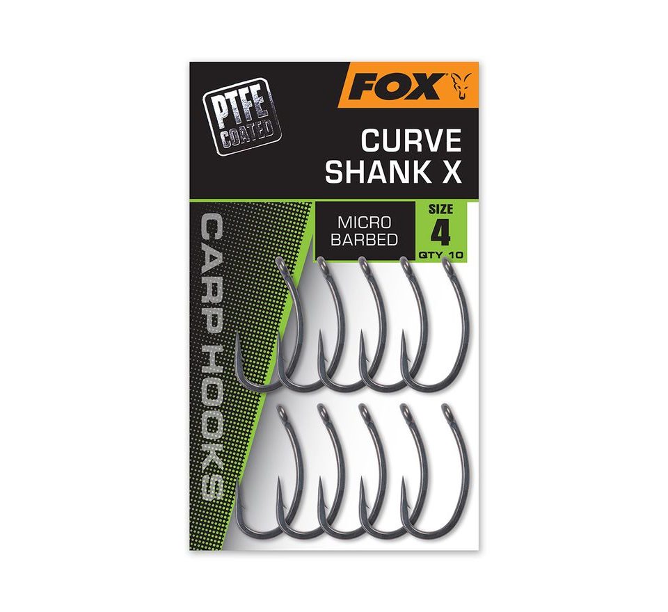 Fox Háčky Carp Hook Curve Shank X 10ks
