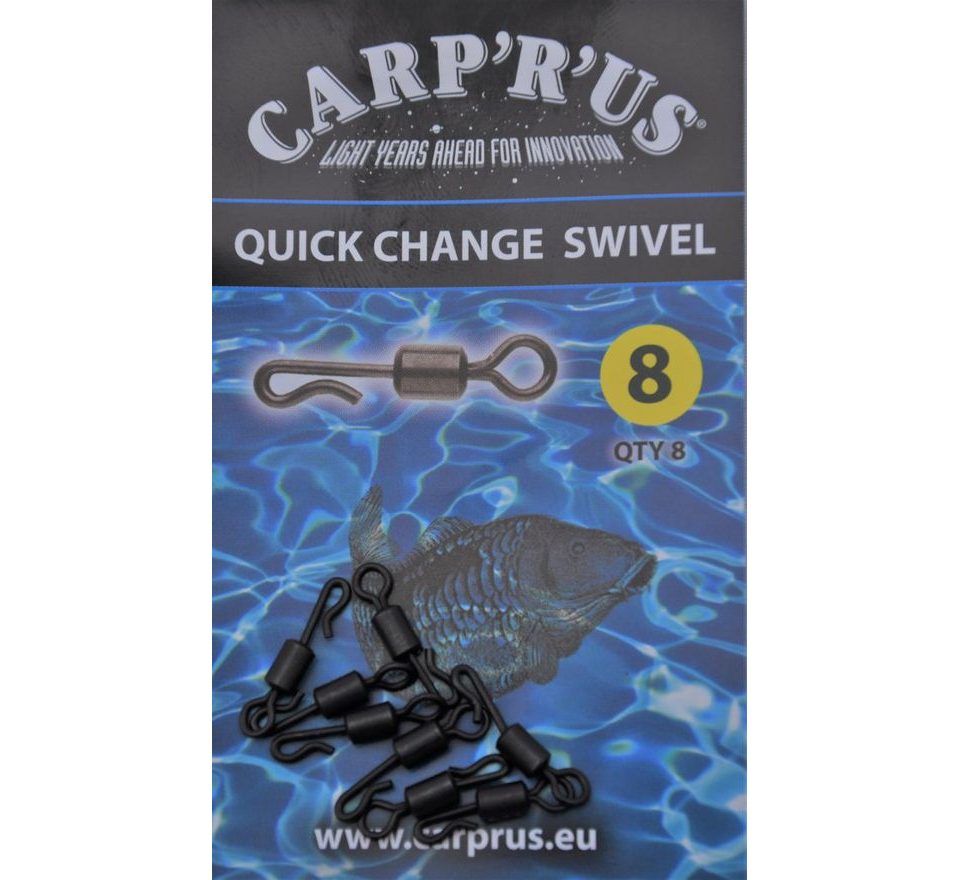 Carp ´R´ Us Obratlík Quick Change Swivel vel.8 8ks