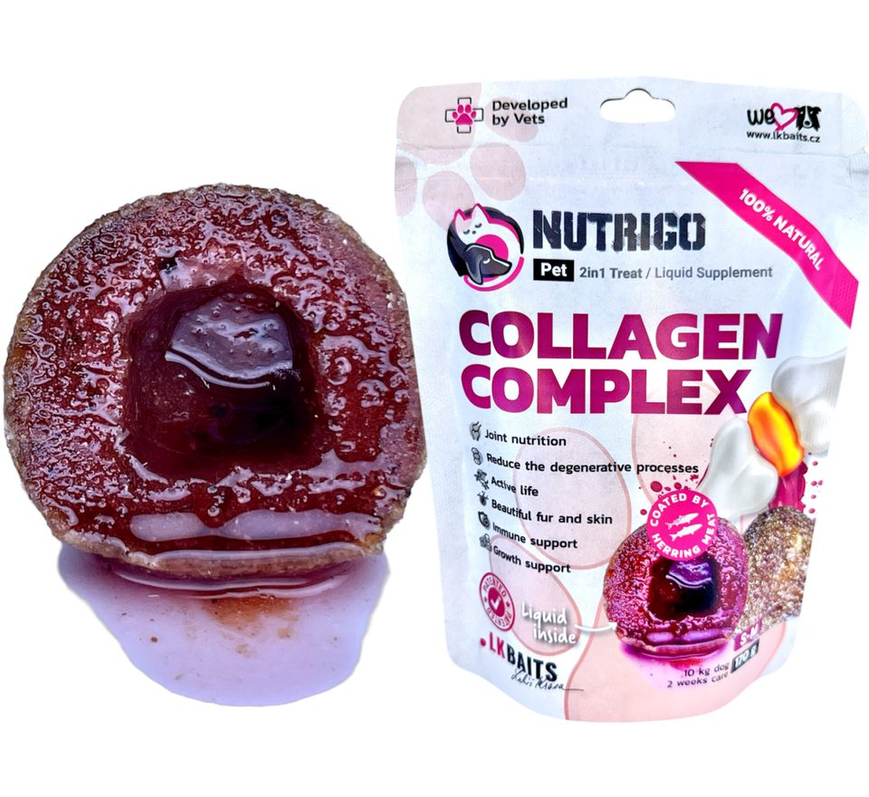 LK Baits Pet Doplněk stravy Nutrigo Dog Supplement Collagen Complex