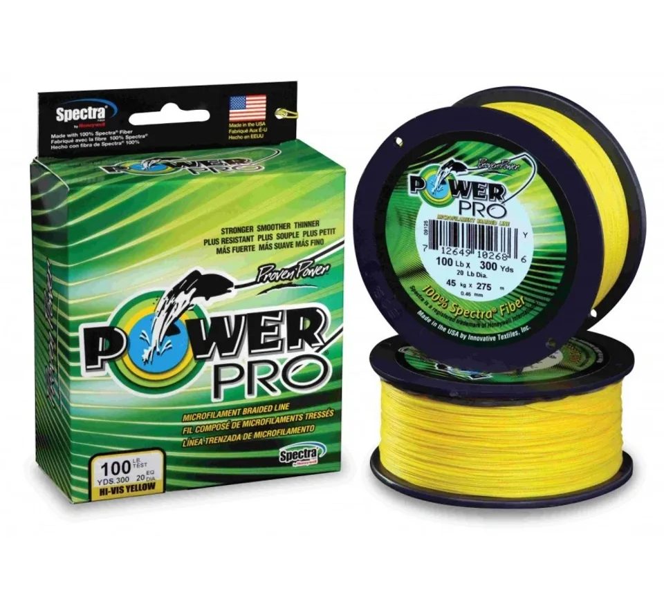 PowerPro Pletená Šňůra PowerPro Hi-Vis Yellow