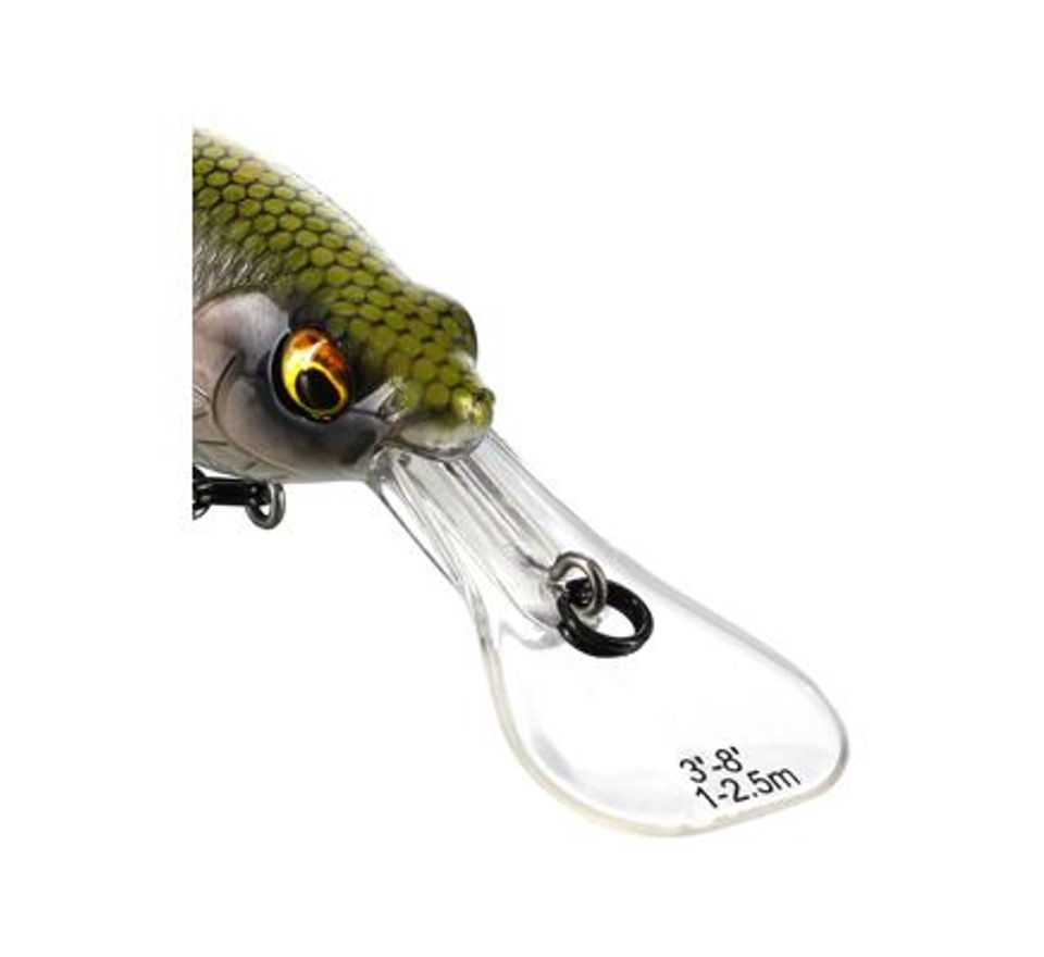 Westin Wobler BuzzBite Crankbait Suspending Clear Brown Craw 