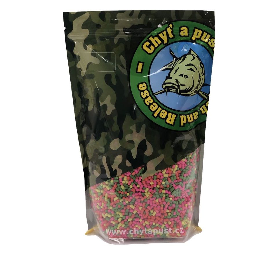 Chyť a pusť Pelety Fluo Mini signal PVA Mix 3mm 900g