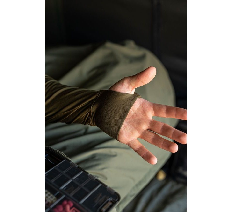 Korda Termoprádlo Mock Neck Thermal LS Shirt Dark Olive