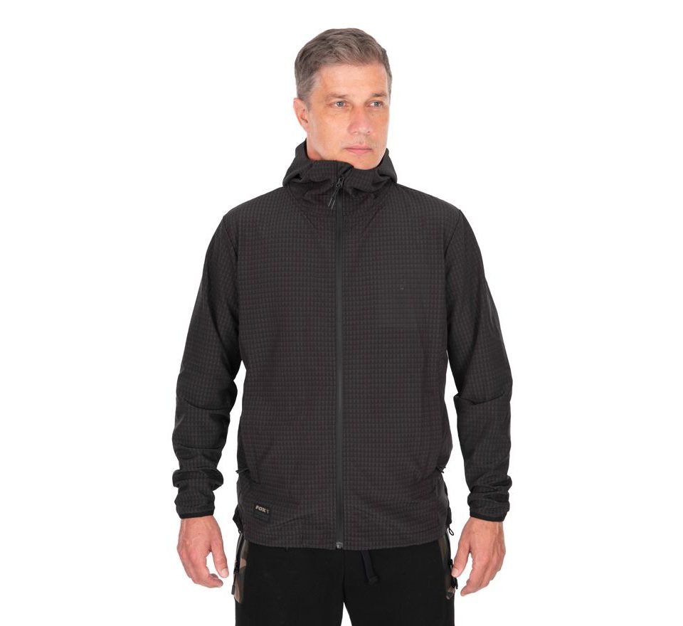 Fox Bunda Black Premium Mid Layer Jacket