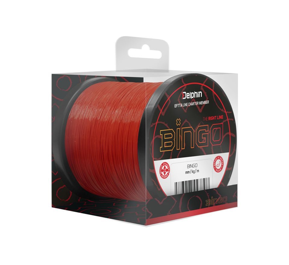 Delphin Vlasec Bingo Matt Tm. červená