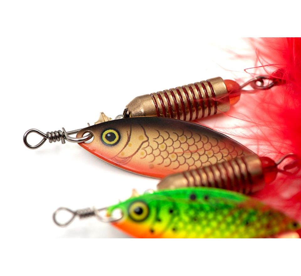 Fox Rage Blyskáč Spinner UV Hot Perch