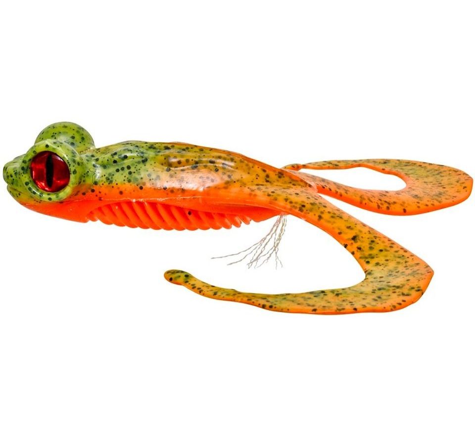 Gunki Gumová nástraha Bull Frog Fluo Chart Pepper