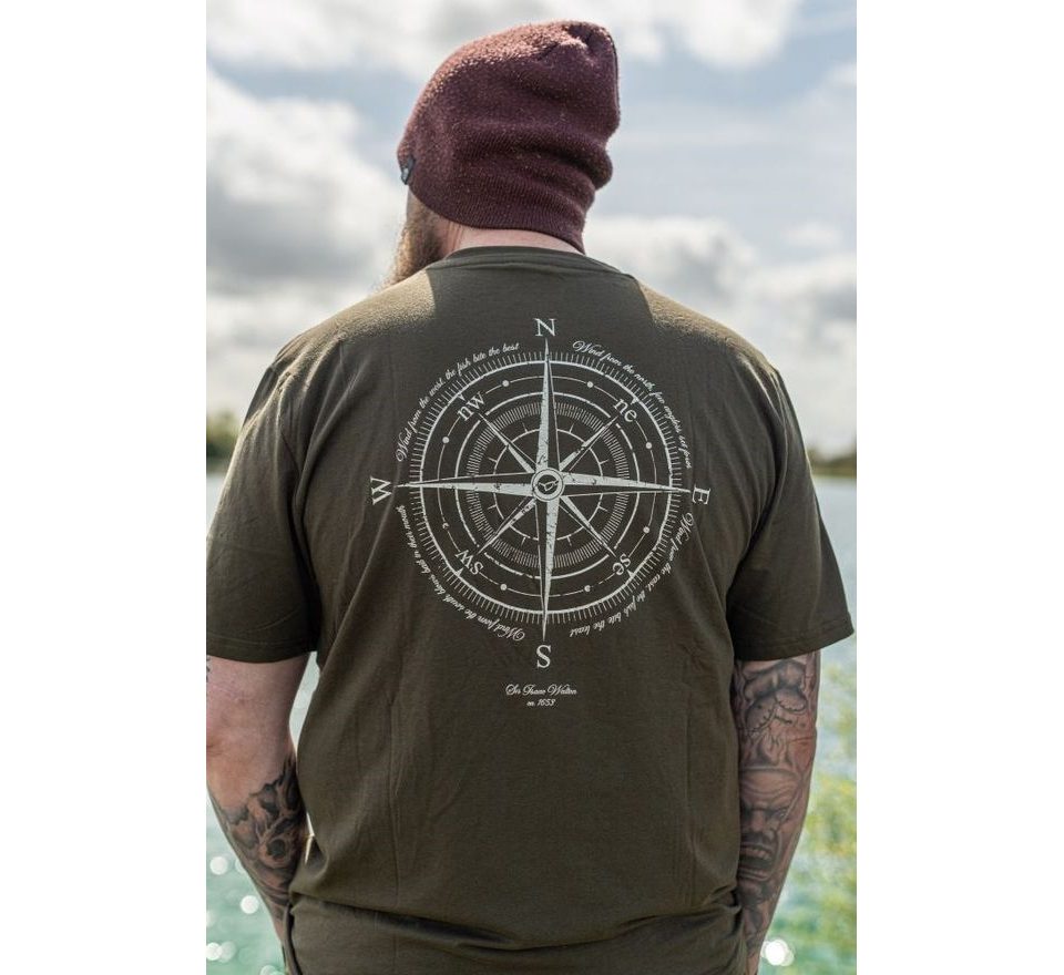 Korda Tričko Compass Tee Dark Olive