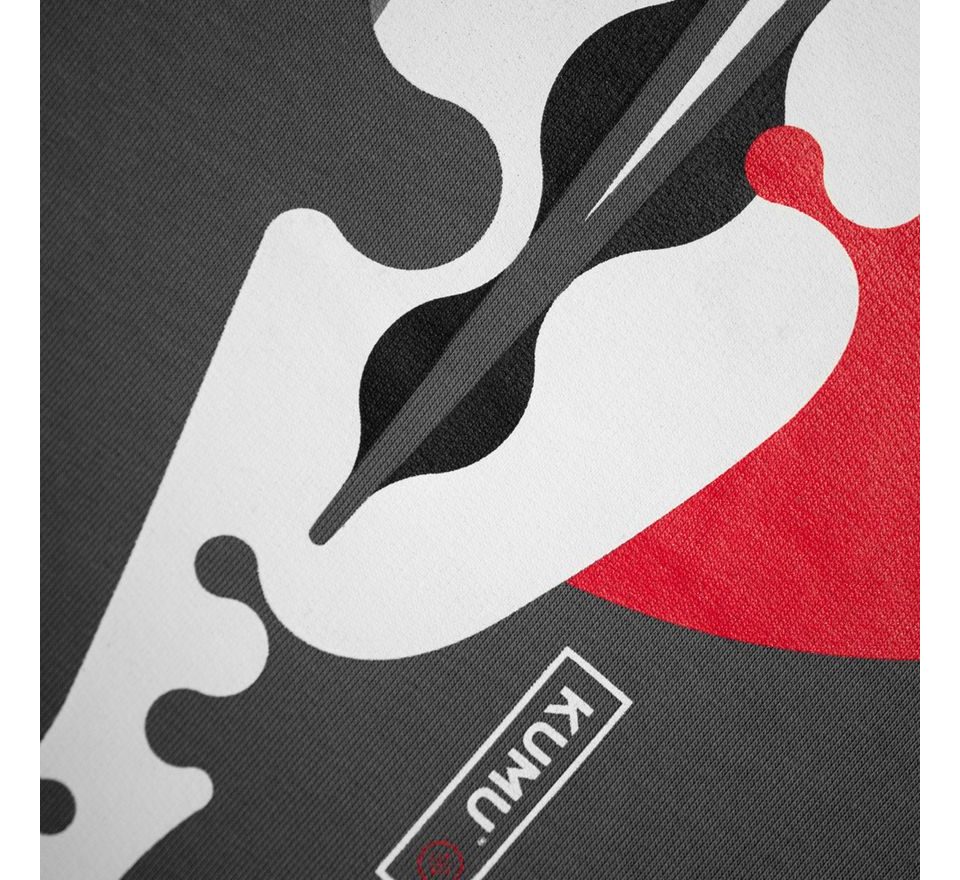 KUMU Mikina Rising Sun šedá