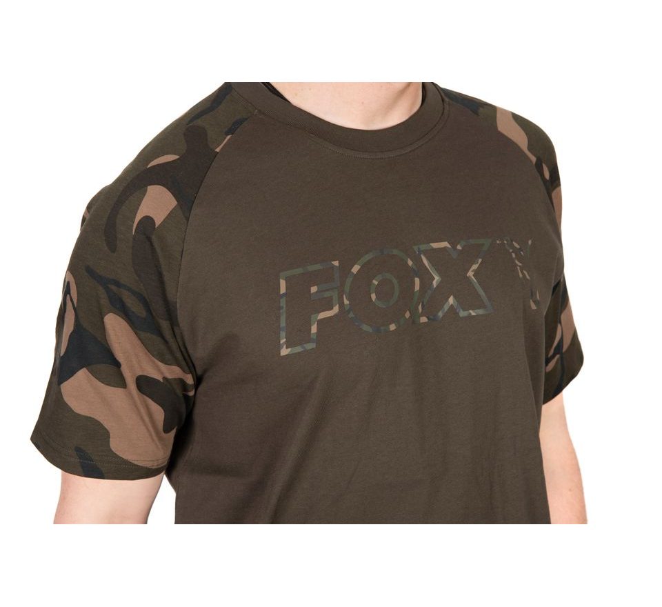 Fox Triko Khaki / Camo Outline T-Shirt