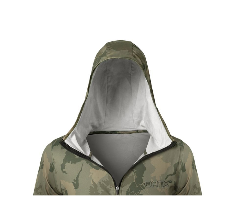 Delphin Tričko s kapucí UV Armor 50+ Banx