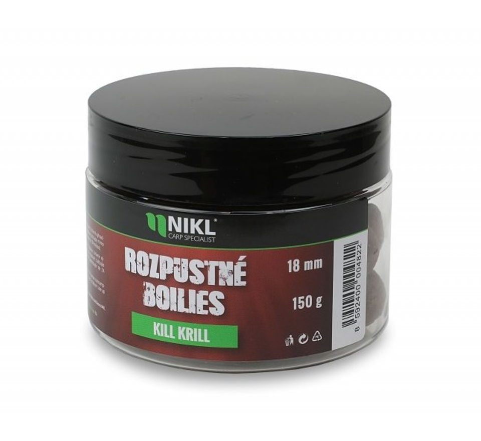 Nikl Rozpustné boilies Kill Kril 150g