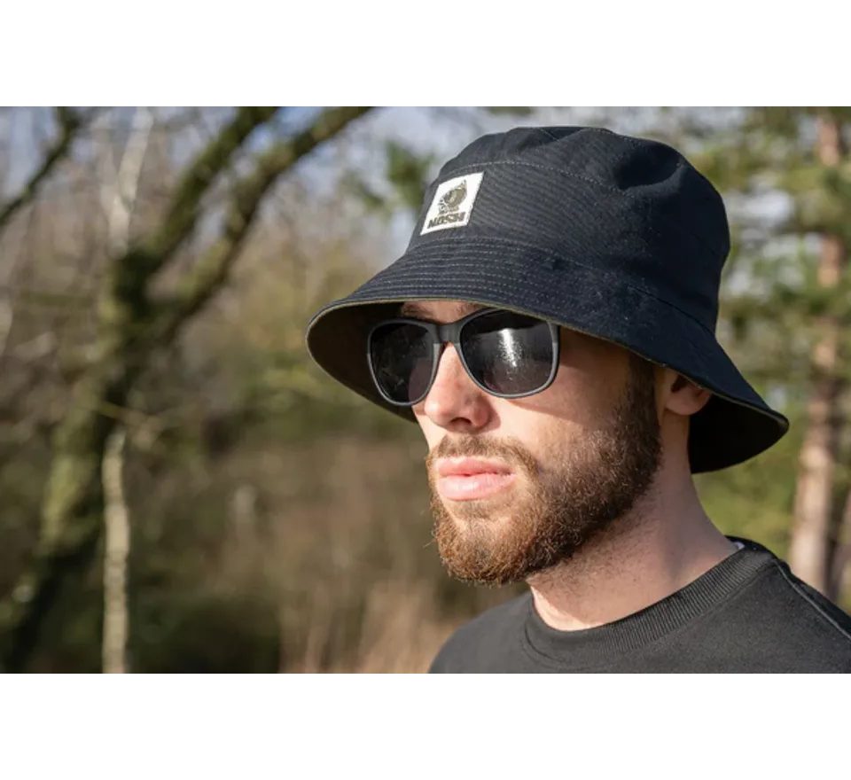 Nash Klobúk Make It Happen Badge Obojstranný Bucket Hat Čierny / Zelený