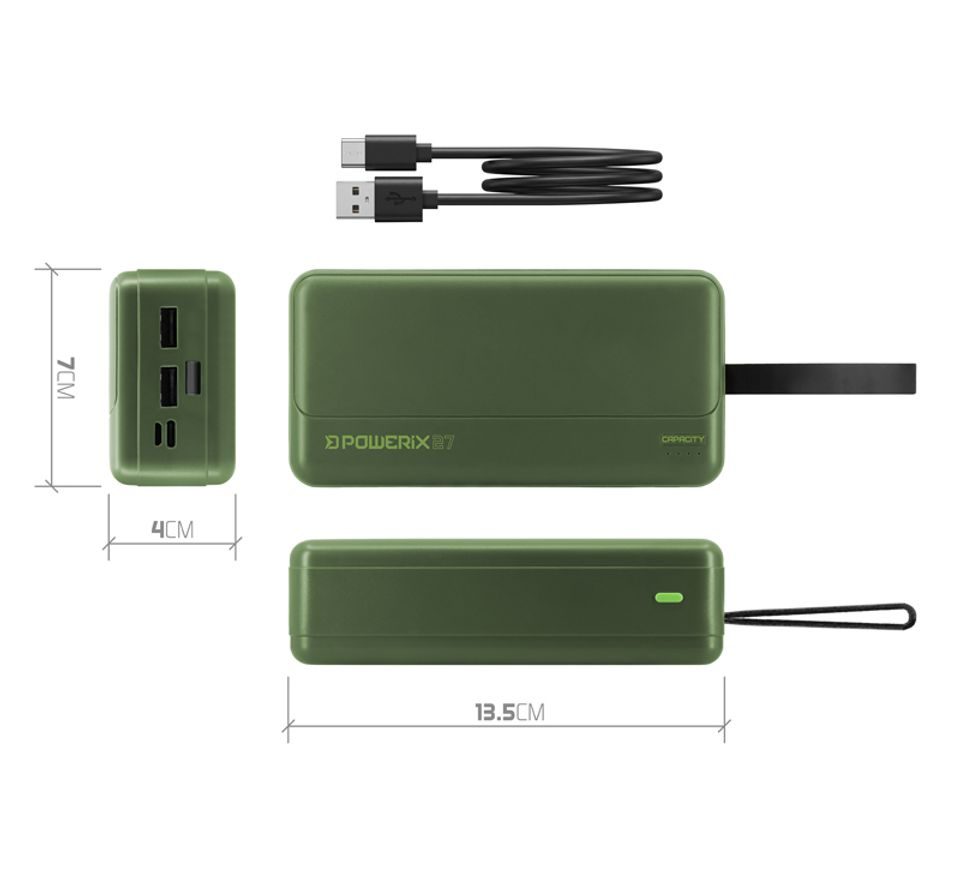 Delphin Powerbanka PoweriX 27 000 mAh