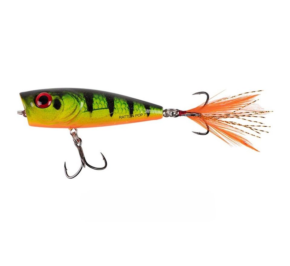 Salmo Wobler Rattlin' Pop Clear Firetiger Flash