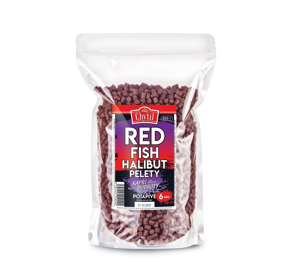 Chytil Pelety Red Fish Halibut 800g