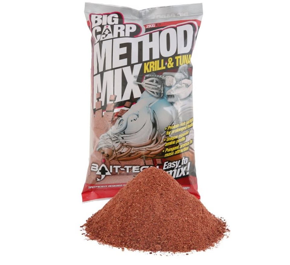 Bait-Tech Krmítková směs Big Carp Method Mix Krill & Tuna 2kg