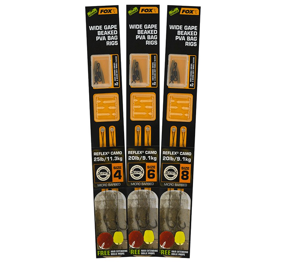 Fox Návazec Wide Gape Beaked Pva Bag Rigs