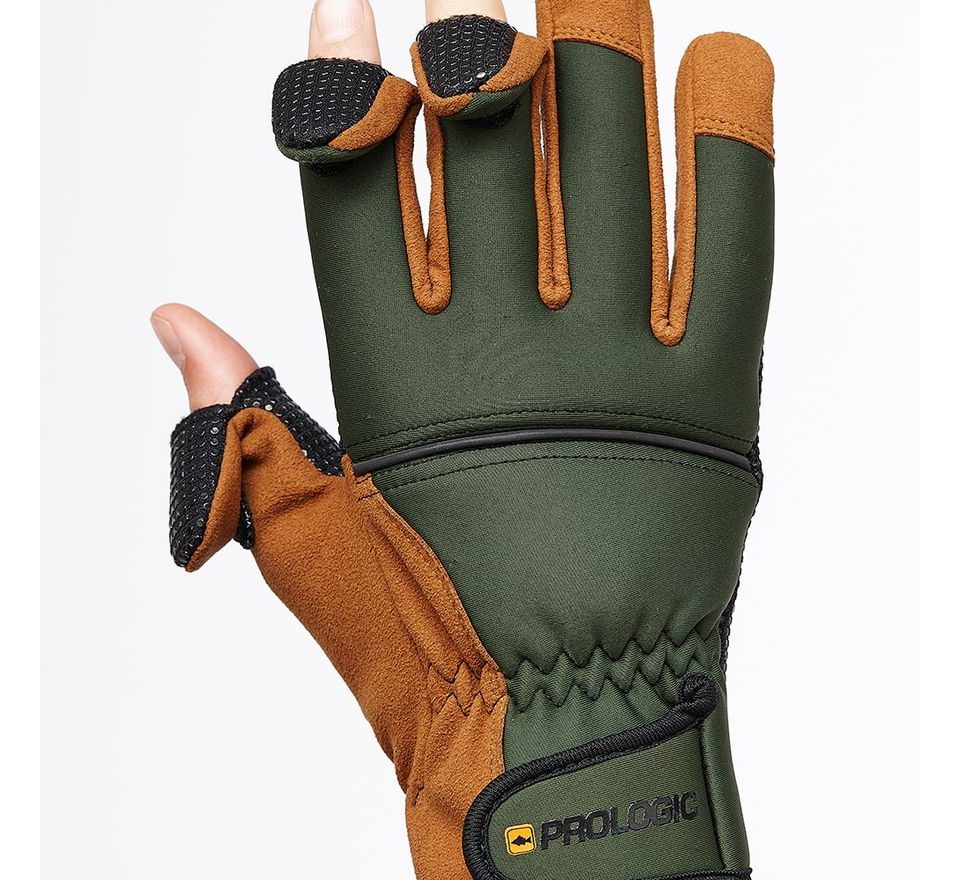 Prologic Neoprénové rukavice Neoprene Grip Glove Green/Black