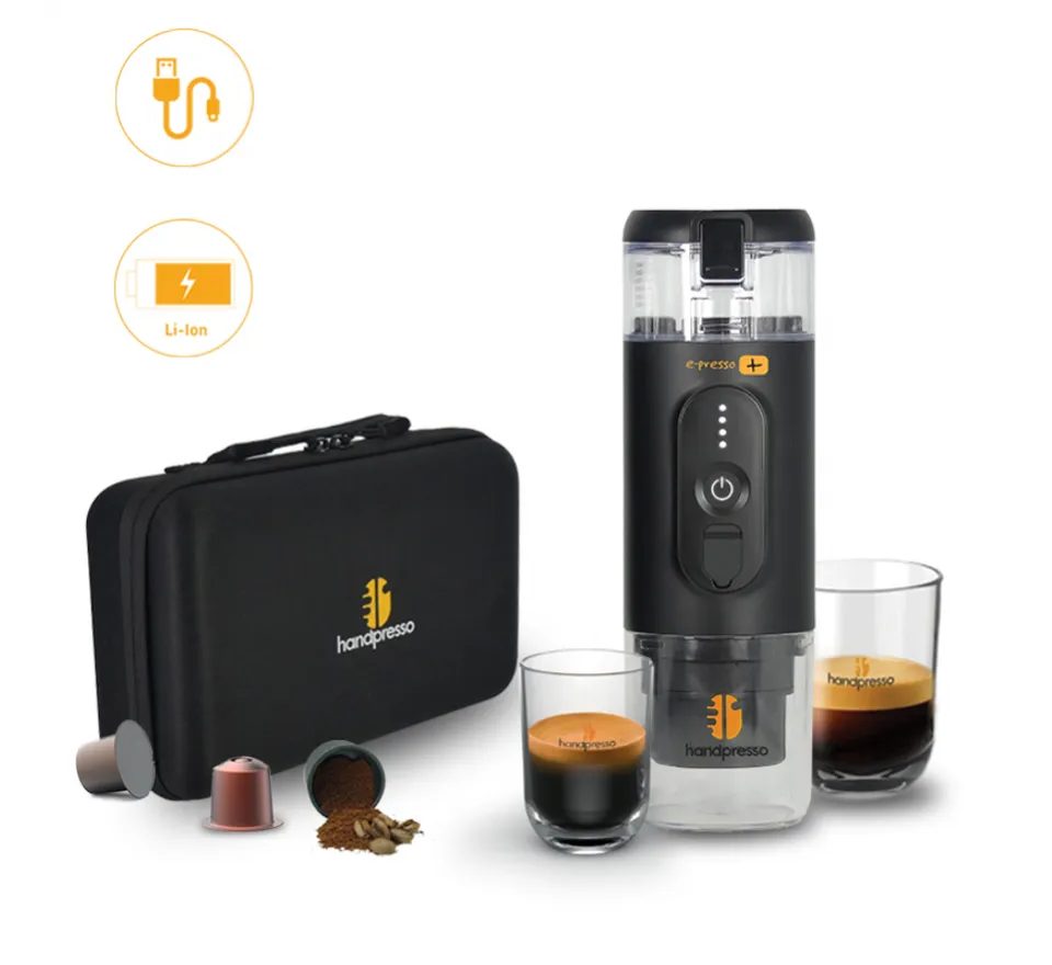 Handpresso Kávovar na baterky s kufříkem E-presso plus Set 110ml