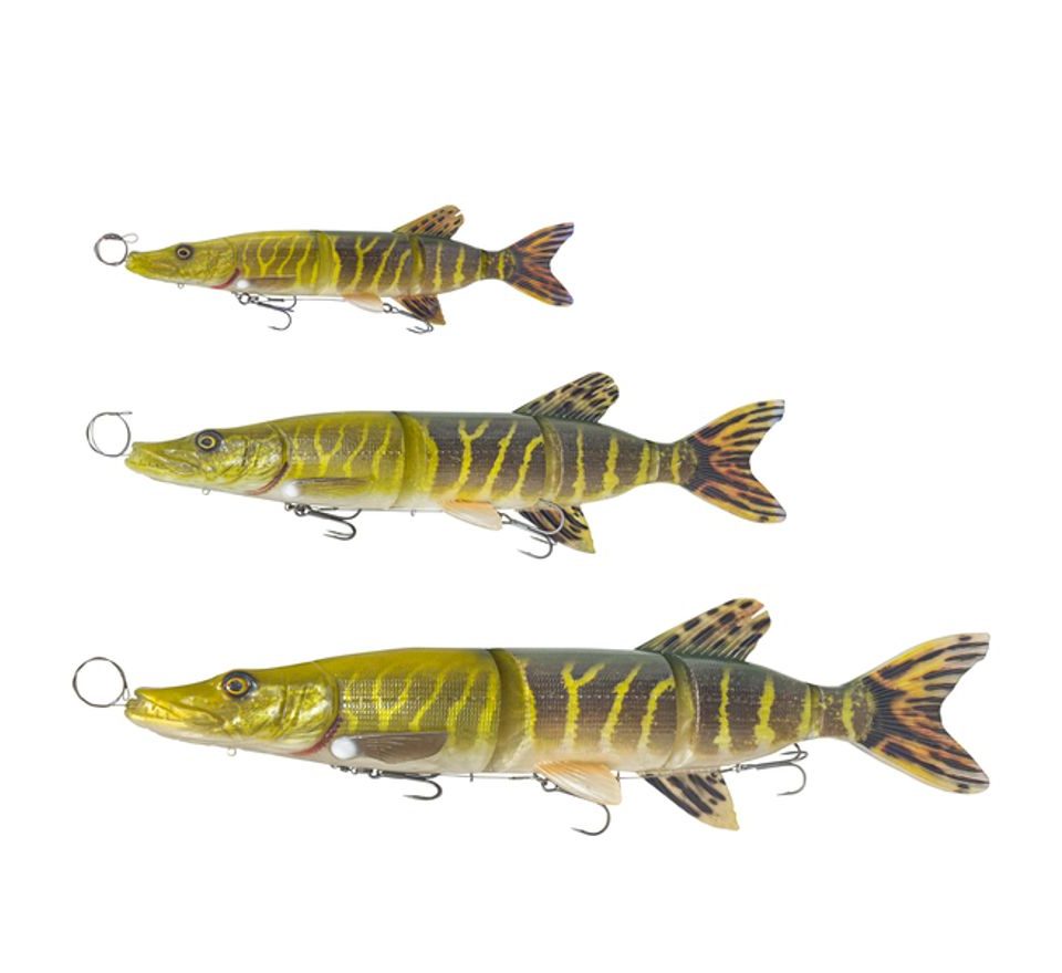 Savage Gear Gumová nástraha 3D Line Thru Pike SS 2Tone Pike