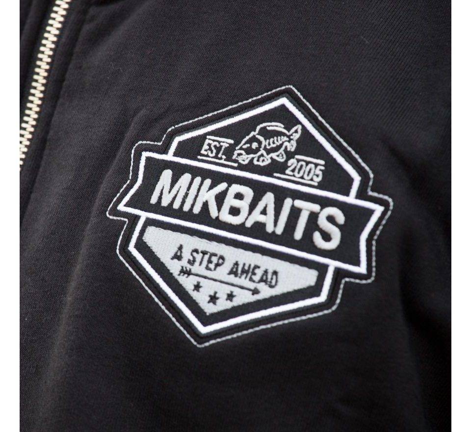 Mikbaits Mikina fans team se zipem černá