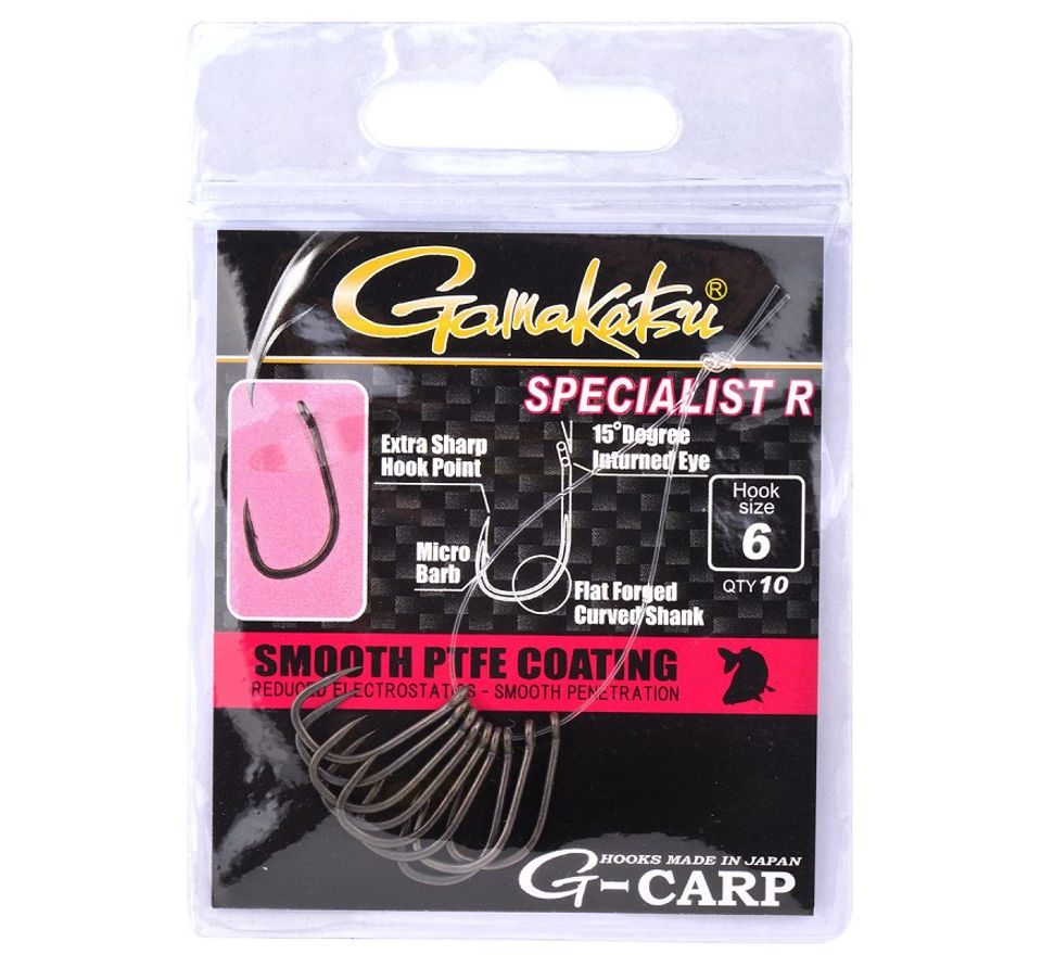 Gamakatsu Háčky Specialist R Hooks Grey 10ks