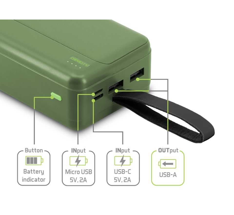 Delphin Powerbanka PoweriX 27 000 mAh