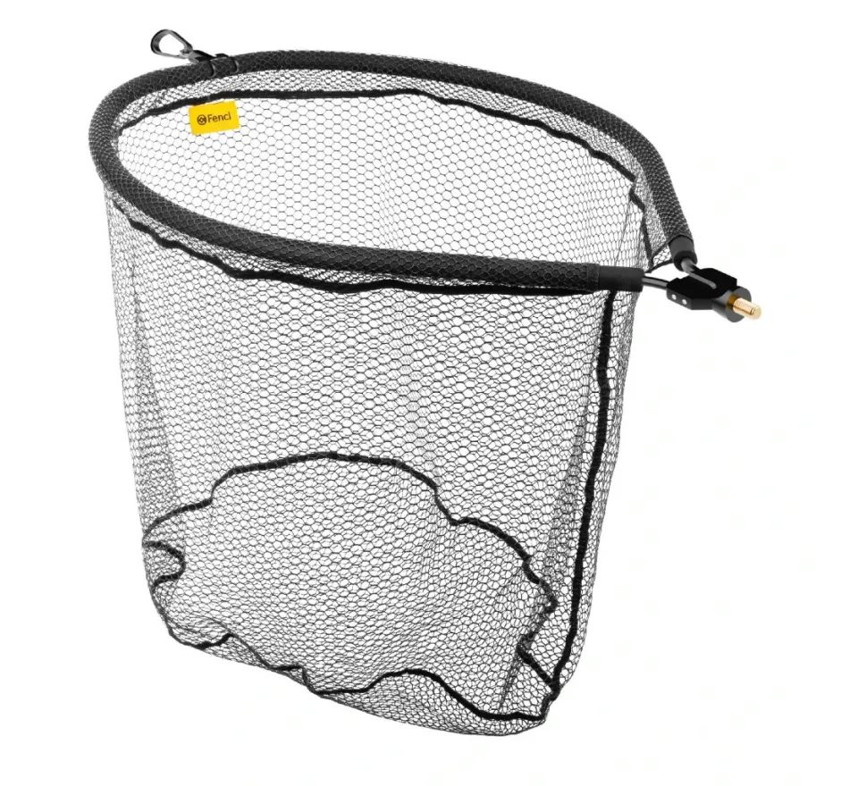Fencl Muškařský podběrák King L Natur s pogumovanou sítí a magnetem
