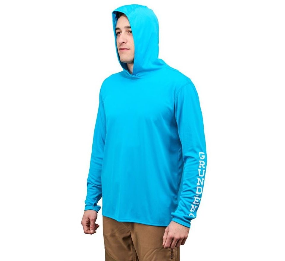 Grundéns UV Triko Tough Sun Hoodie Azure