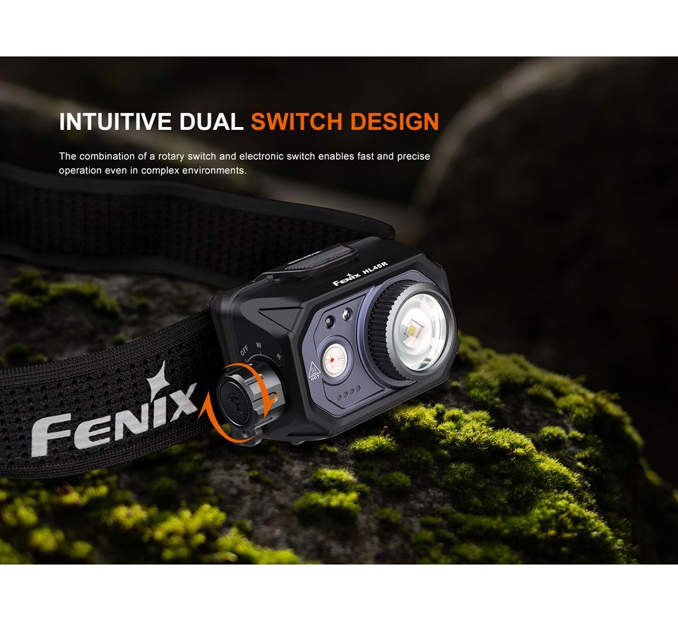 Fenix Nabíjecí zaostřovací čelovka HL45R