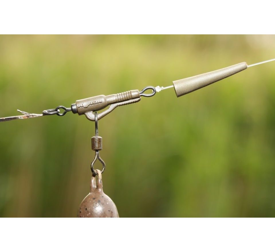 Korda Závěska na olovo s obratlíkem Hybrid Lead Clips 8ks