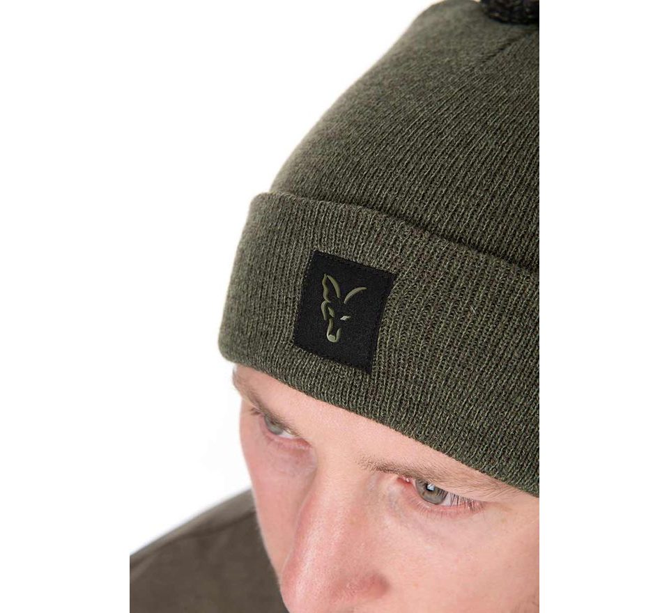 Fox Zimní čepice Collection Bobble Hat Green/Black