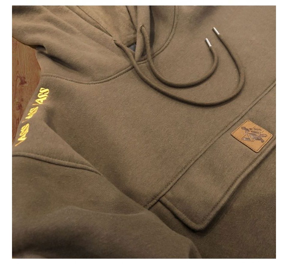 Vass Mikina s kapucí Culture Khaki