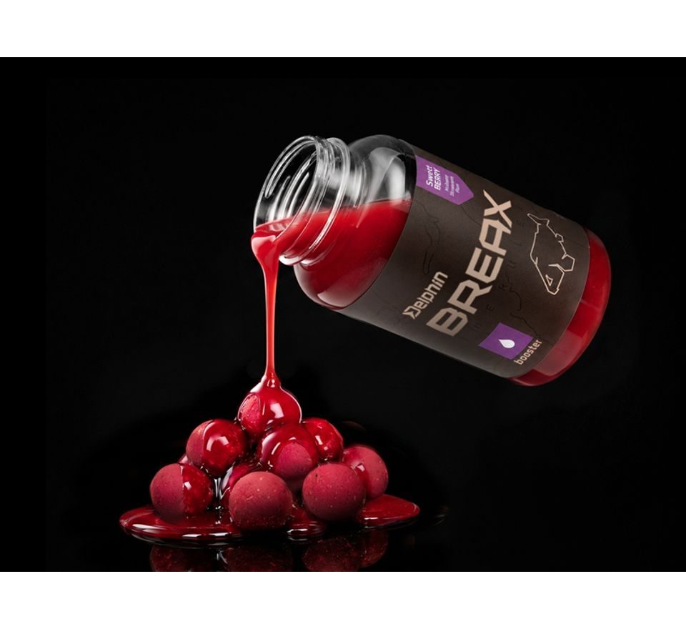Delphin Booster BreaX/SweetBERRY Moruša-Jahoda-Slivka 250ml